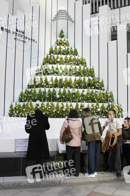 Weihnachtsimpression am Sony Building