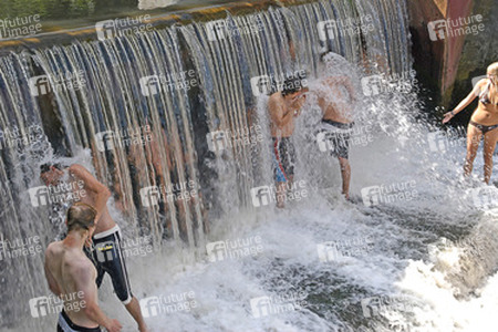 Badende in der Haase