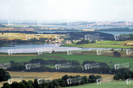 Mönchgut, der südliche Teil von Rügen, Blick vom Jagdschloss Granitz