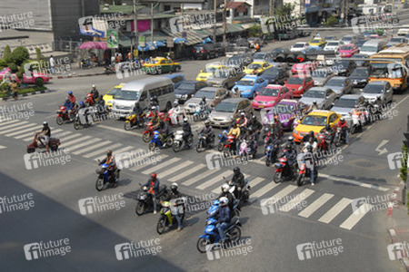 Kreuzung in Bangkok