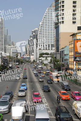 Straße in Bangkok