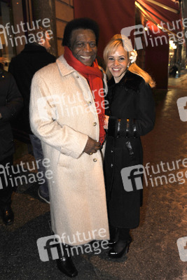 Roberto Blanco mit Freundin Luzandra Strassburg