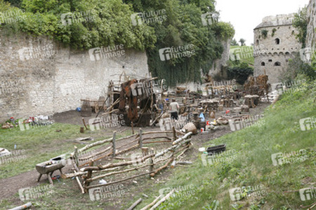 Marktplatz Set in der Süd-Bastion der Burg Querfurt
