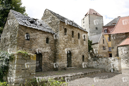 Für den Film erreichtete Hauskulisse in der Burg Querfurt