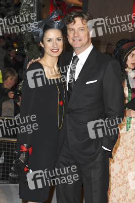 Colin Firth mit Gattin Livia