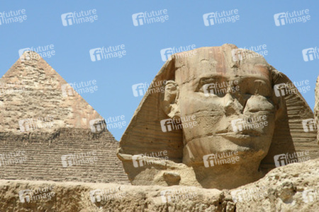 Sphinx, Chephren-Pyramide