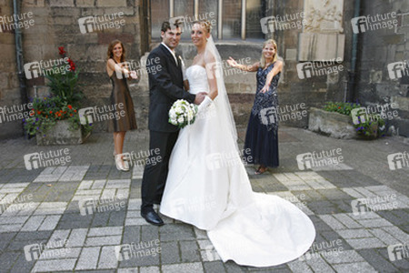 Model Shooting zum Thema Hochzeit