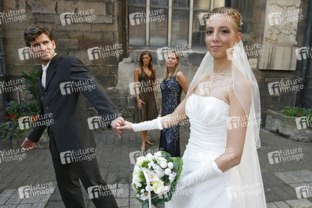 Model Shooting zum Thema Hochzeit
