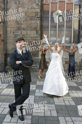 Model Shooting zum Thema Hochzeit