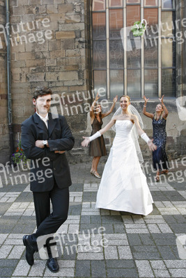 Model Shooting zum Thema Hochzeit