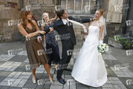Model Shooting zum Thema Hochzeit