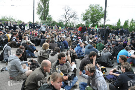 Erster Mai Demonstration