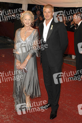 Helen Mirren, David Beckham