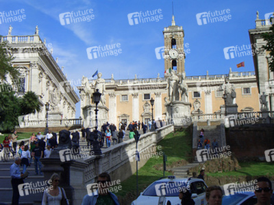 Aufgang zum Kapitolsplatz (Piazza del Campidoglio)