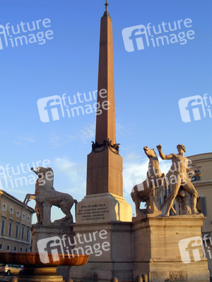 Obelisk auf der Piazza del Quirinale
