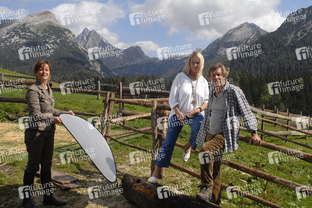 Diana Körner, Sigmar Solbach mit Kameraassistentin