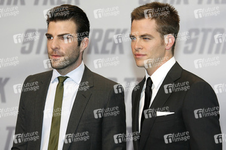 Zachary Quinto, Chris Pine