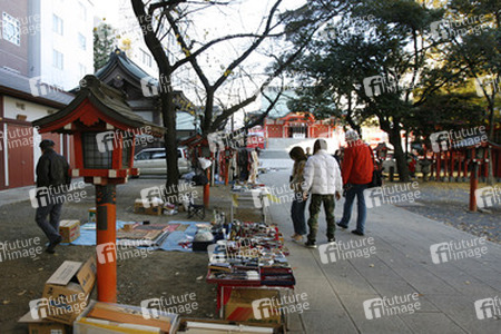 Am Hanazono-jinja Schrein