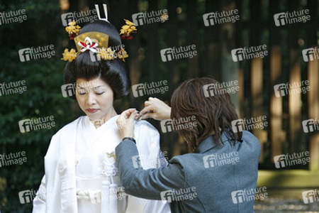 Geisha am Meiji-Schrein