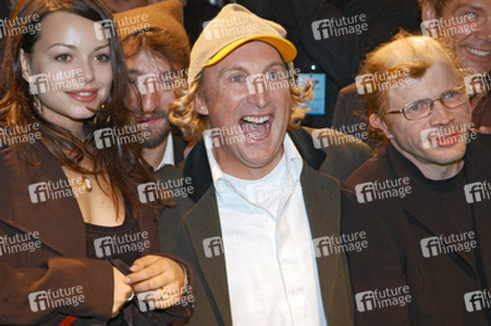 Cosma Shiva Hagen, Boris Aljinovic, Otto Waalkes, Axel Neumann