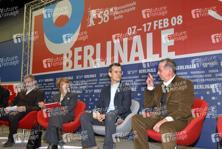 Wieland Speck, Beki Probst, Moderator Peter Twiehaus, Dieter Kosslick