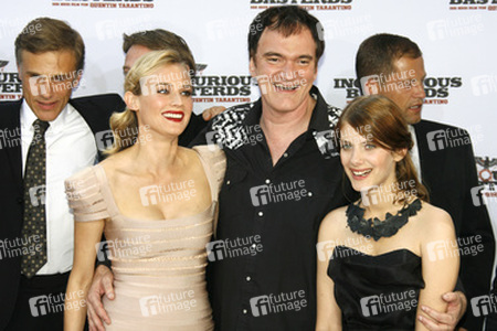 Christoph Waltz, Diane Kruger, Quentin Tarantino, Mélanie Laurent, Til Schweiger