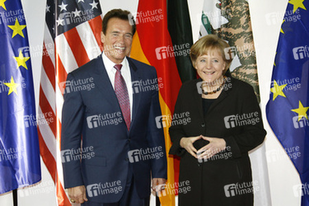 Arnold Schwarzenegger, Angela Merkel