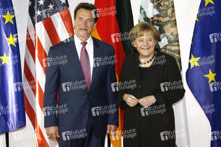 Arnold Schwarzenegger, Angela Merkel