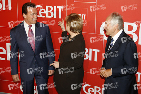 Arnold Schwarzenegger, Angela Merkel, August-Wilhelm Scheer
