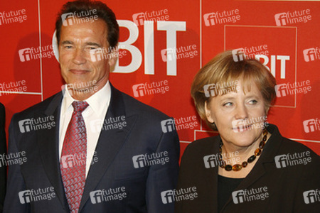Arnold Schwarzenegger, Angela Merkel