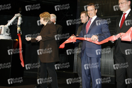 Craig Barrett, Angela Merkel, Christian Wulff, Arnold Schwarzenegger, Stephan Weil