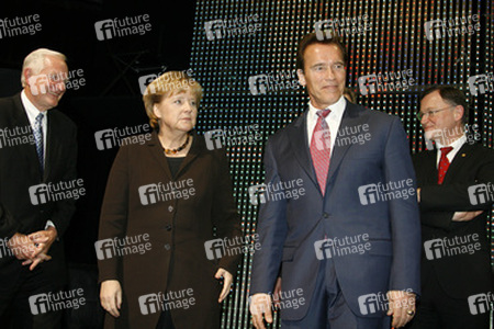 Craig Barrett, Angela Merkel, Arnold Schwarzenegger, Stephan Weil