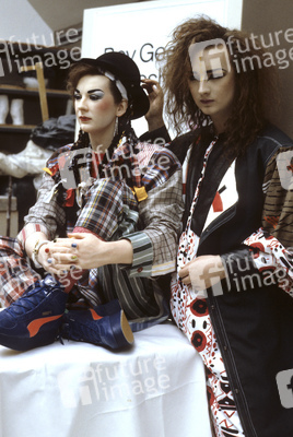 Enthüllung der Wachsfigur von Boy George im Madame Tussauds London