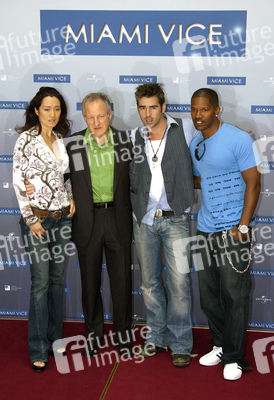 Gong Li, Michael Mann, Colin Farrell, Jamie Foxx