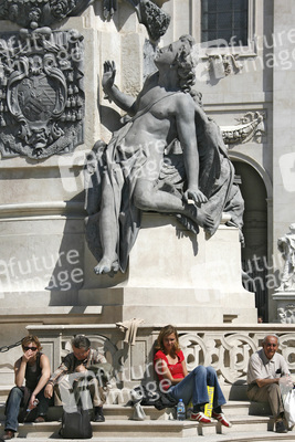 Am Fuß der Mariensäule