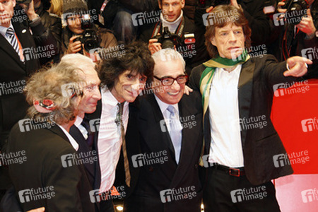 Keith Richards, Charlie Watts, Ron Wood, Martin Scorsese, Mick Jagger