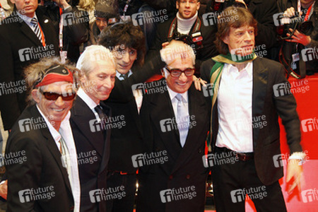 Keith Richards, Charlie Watts, Ron Wood, Martin Scorsese, Mick Jagger