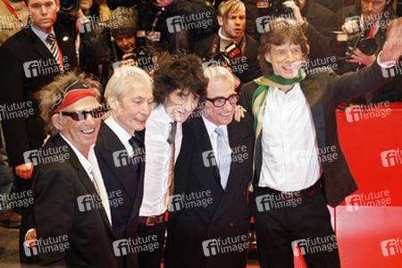 Keith Richards, Charlie Watts, Ron Wood, Martin Scorsese, Mick Jagger