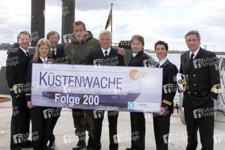 Ralf Moeller und der 'Küstenwache'-Cast