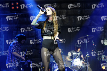 Christoph Deckert, Jennifer Weist, Christopher 'Baku' Kohl (Jennifer Rostock)