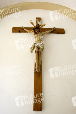 Kreuz in den Gruftarkaden