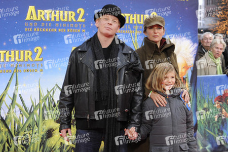 Ben Becker mit Freundin Anne Seidel und Tochter Lillith Maria Dörte