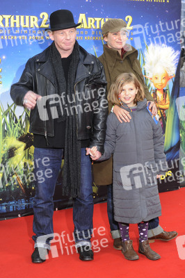 Ben Becker mit Freundin Anne Seidel und Tochter Lillith Maria Dörte