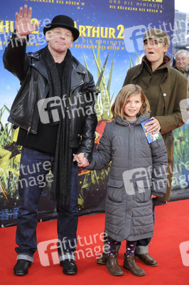 Ben Becker mit Freundin Anne Seidel und Tochter Lillith Maria Dörte