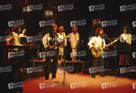 Musikvideo-Dreharbeiten mit Barclay James Harvest in London