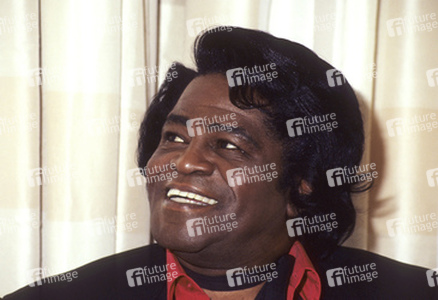 Pressetermin mit James Brown in London