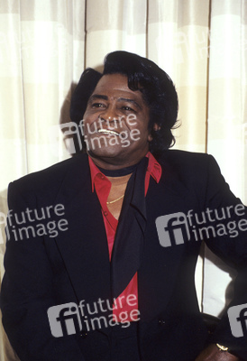 Pressetermin mit James Brown in London
