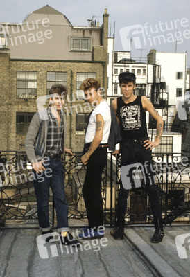 Photocall mit den Stray Cats in London