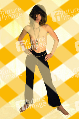 Gelb kariert / Yellow chequered