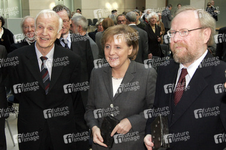 Günter de Bruyn, Wolfganng Thierse, Angela Merkel